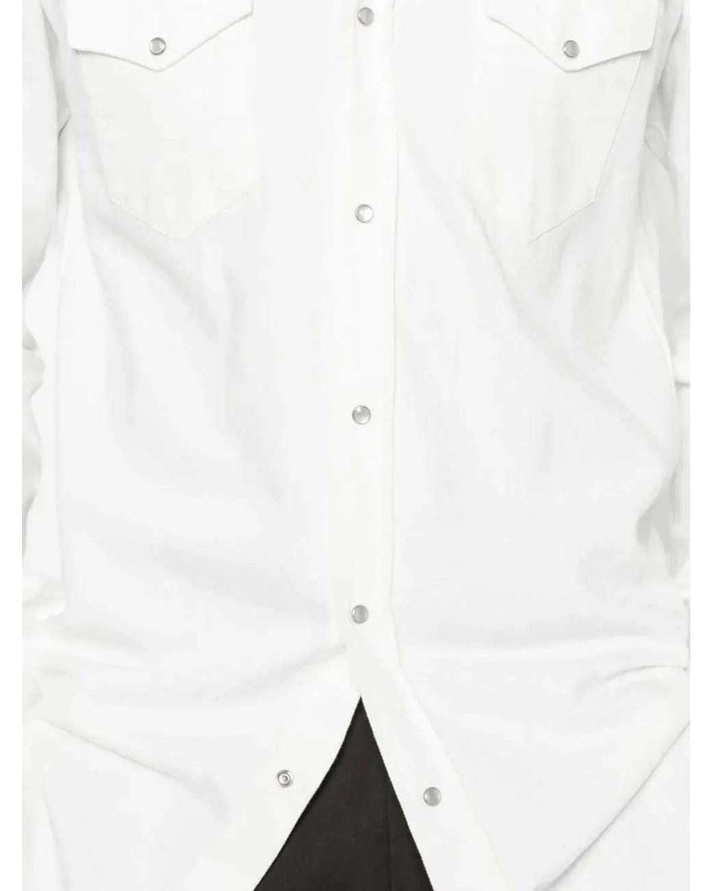 Sartorio Napoli White Button-Down Shirt for men