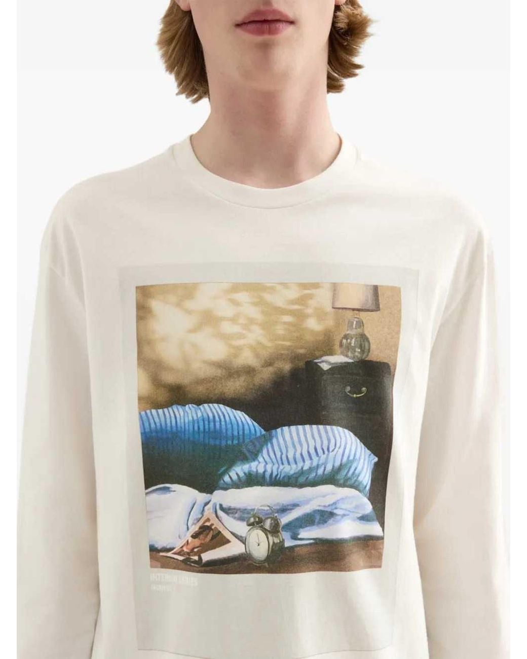 Jil Sander White Cotton Crew-Neck T-Shirt for men