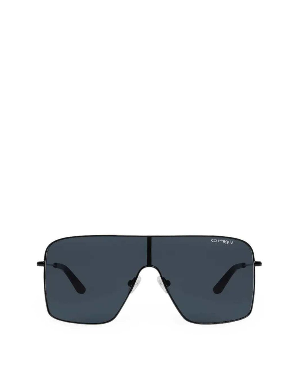 Courreges Blue Oversized Square-Frame Sunglasses