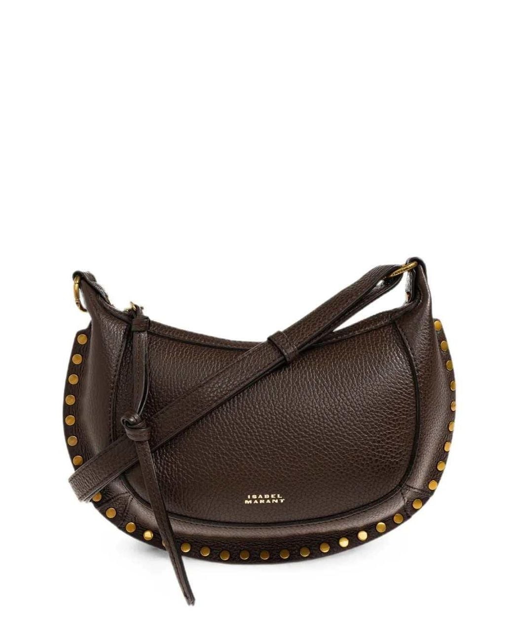 Isabel Marant Brown Oskan Moon Bag