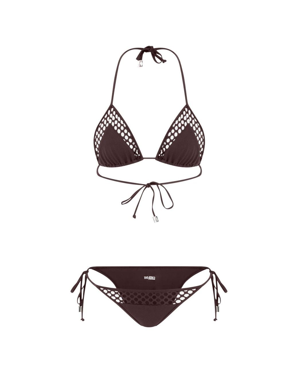 The Attico White Bikini