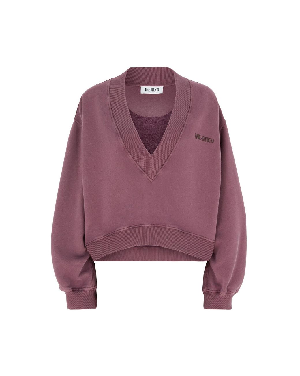 The Attico Purple Sweatshirt