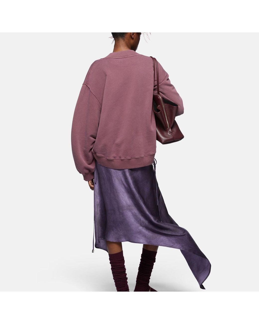 The Attico Purple Sweatshirt