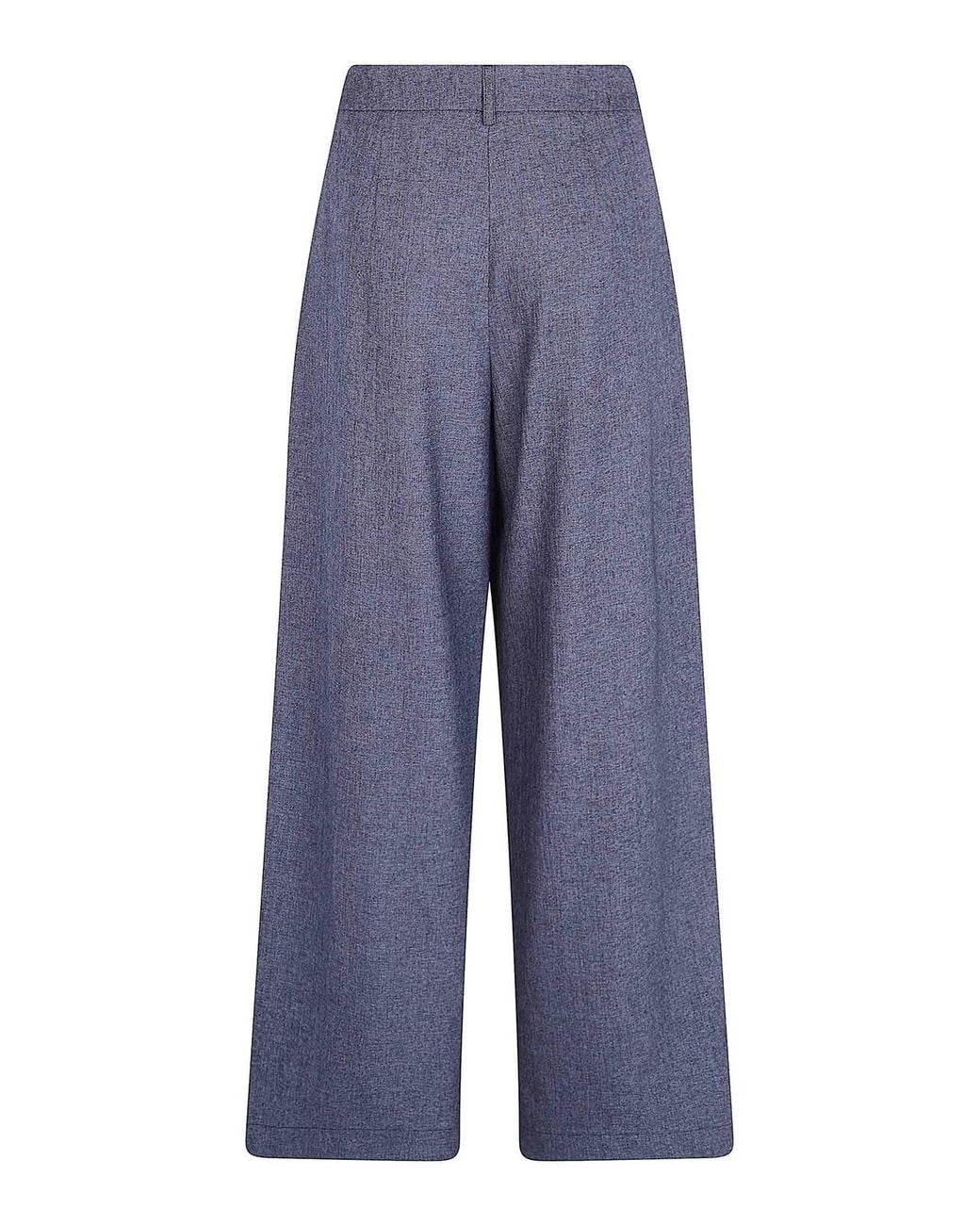 DR. HOPE Blue Wide Leg Trousers