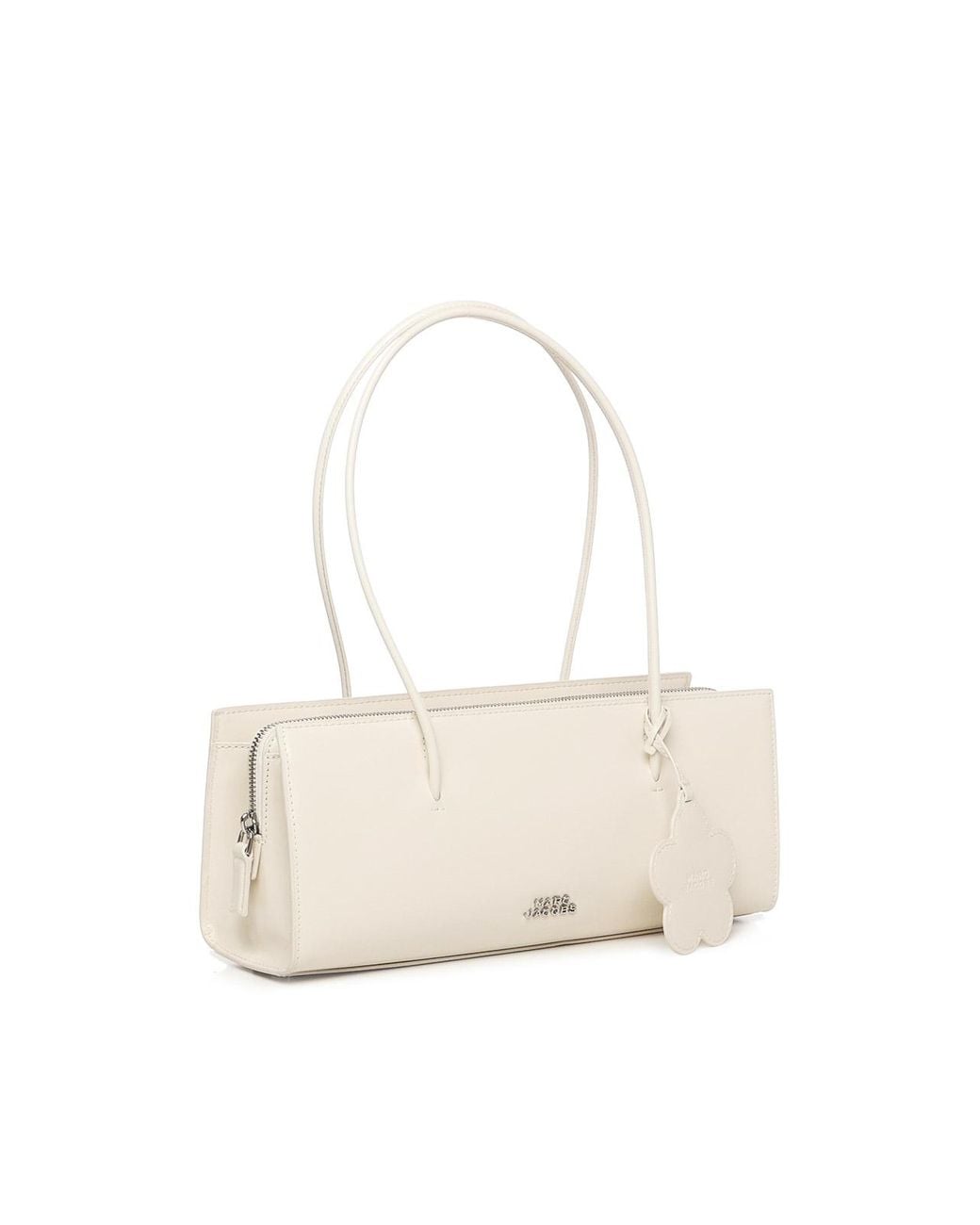 Marc Jacobs White Glam The Mirror Shoulder Bag