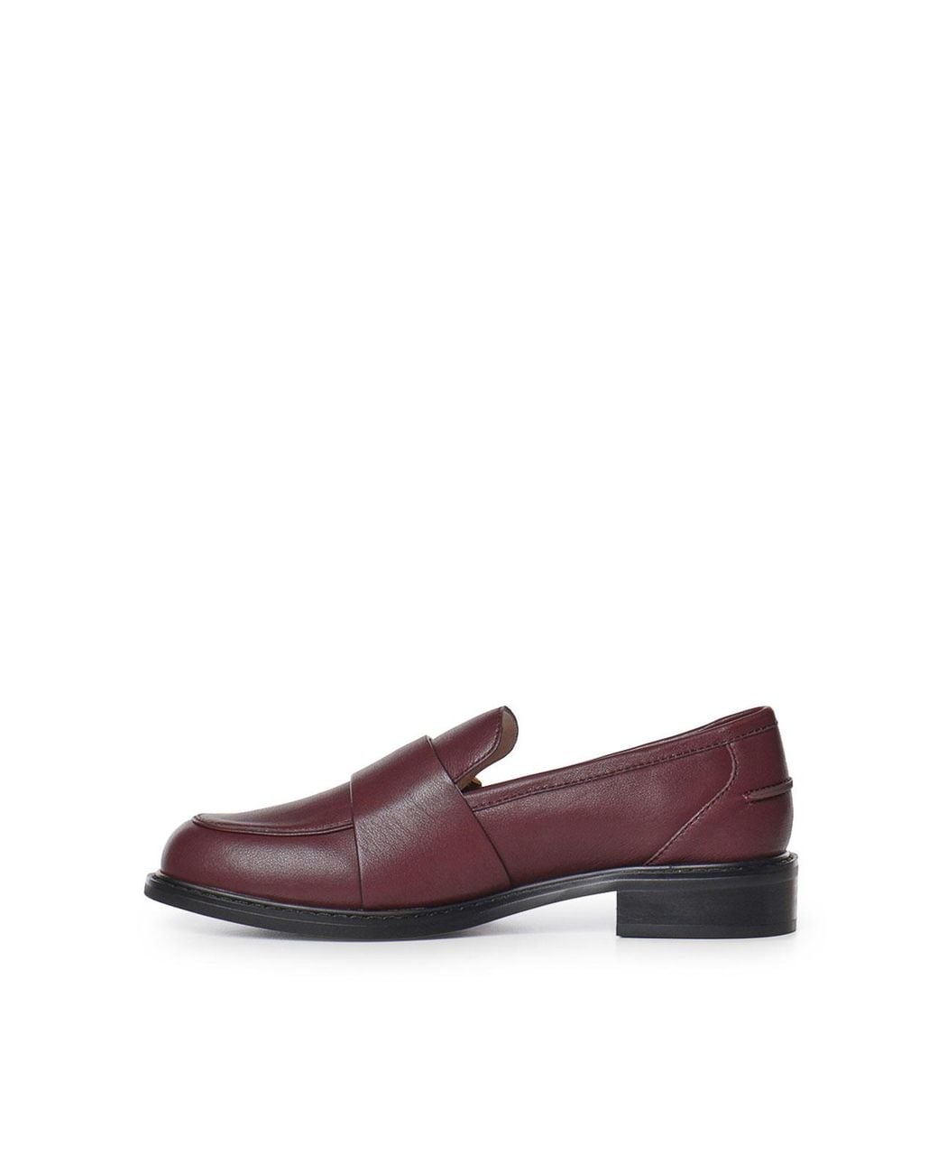 Coccinelle Purple Leather Loafers