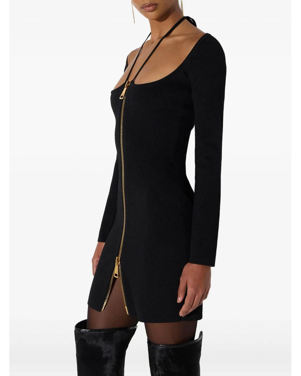 Elisabetta Franchi Black Dress