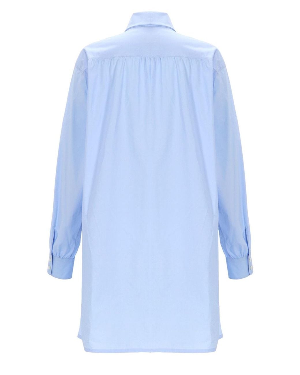 Moschino Blue Gown With Ribbon