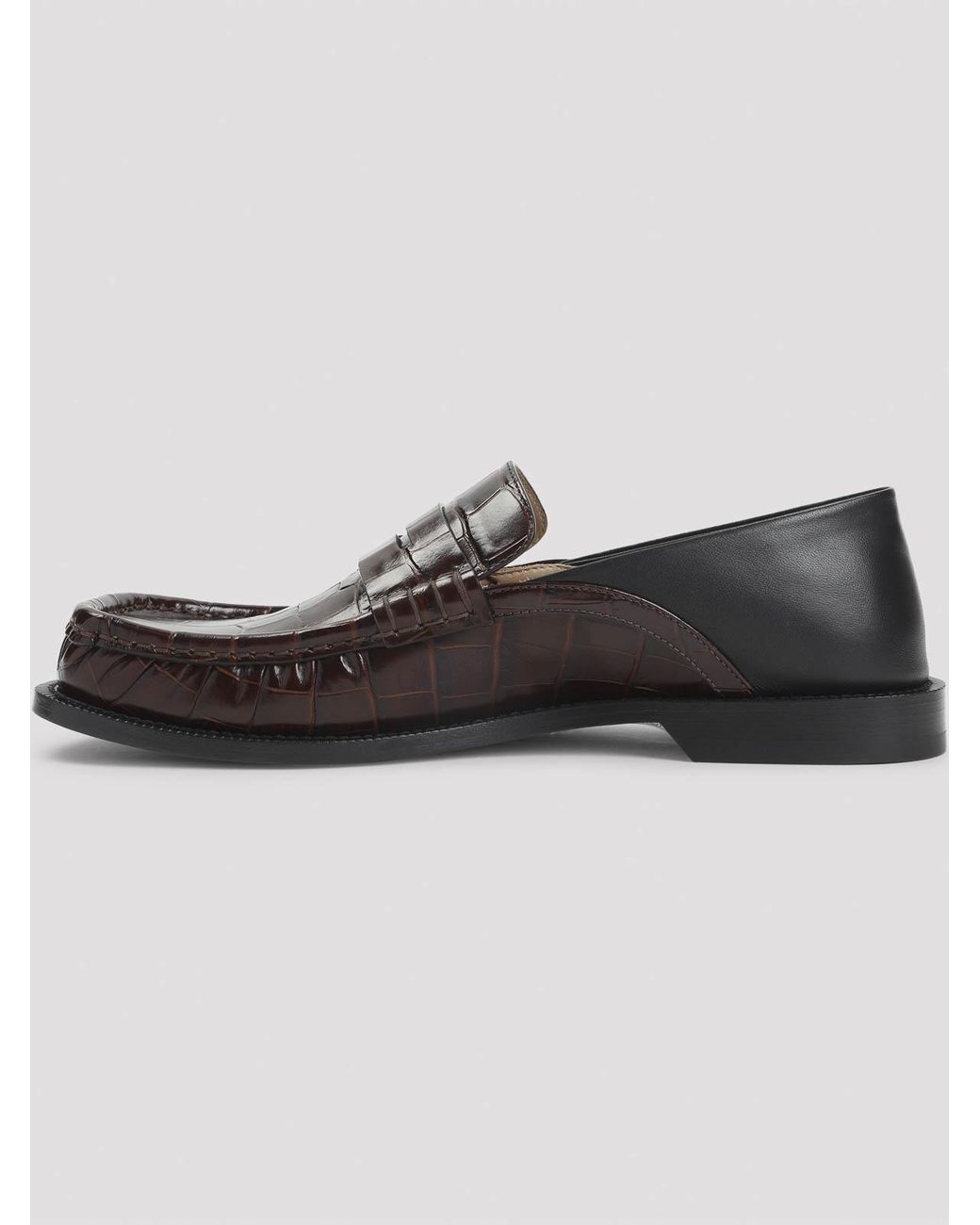 Loewe Black Campo Flap Back Loafers for men