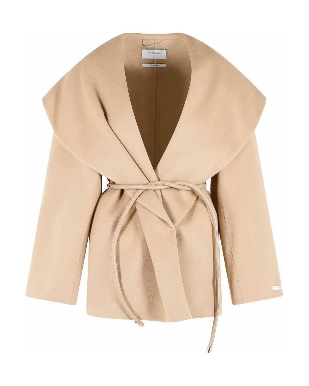 Sportmax Natural Uguale Virgin Wool Jacket
