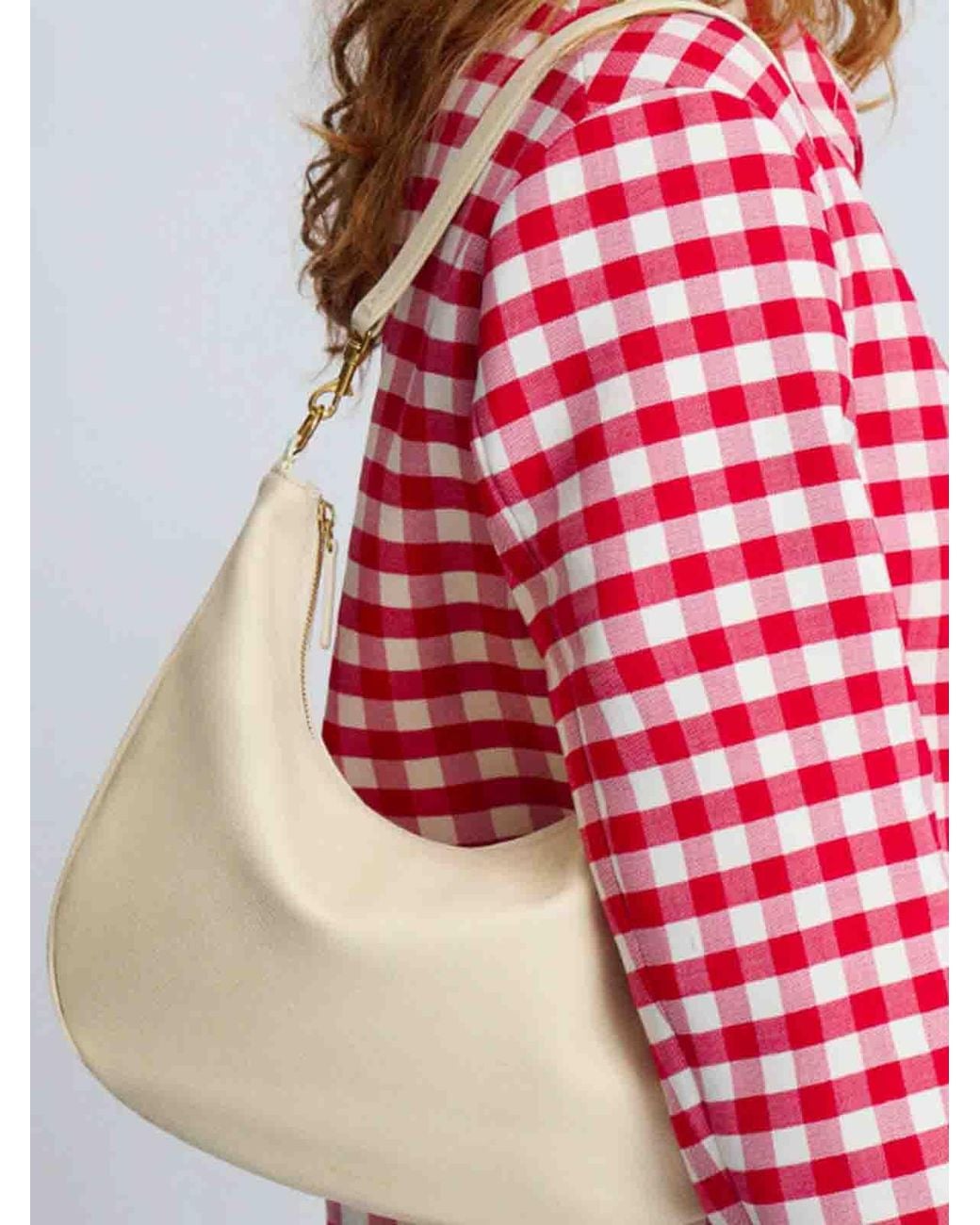 Mansur Gavriel White Swing Bag