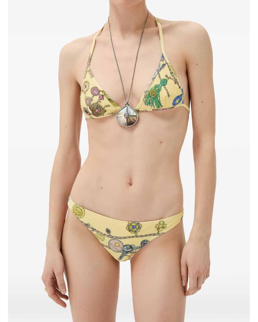 Versace Yellow Bikini Bottoms