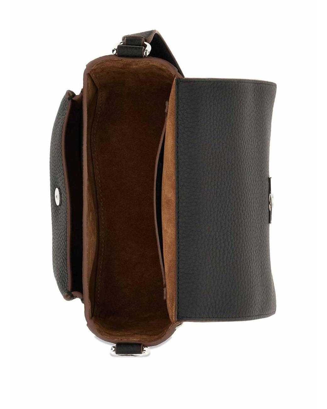 Hogan Black Leather Crossbody Bag