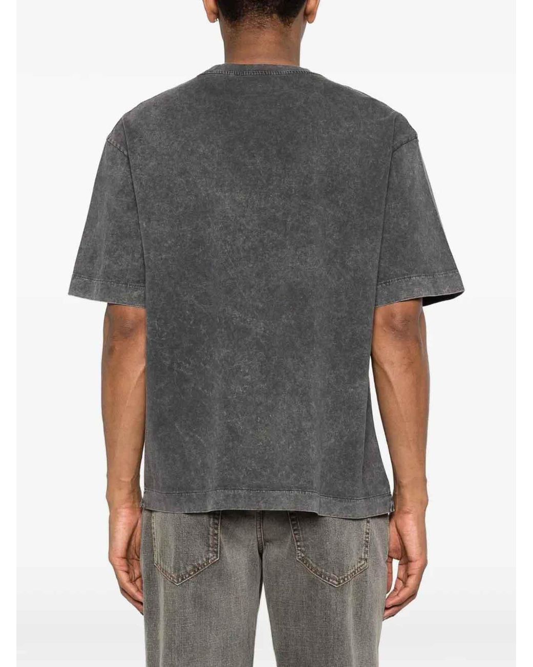 Off-White c/o Virgil Abloh Gray 'Owr Skate' Short Sleeve T-Shirt for men