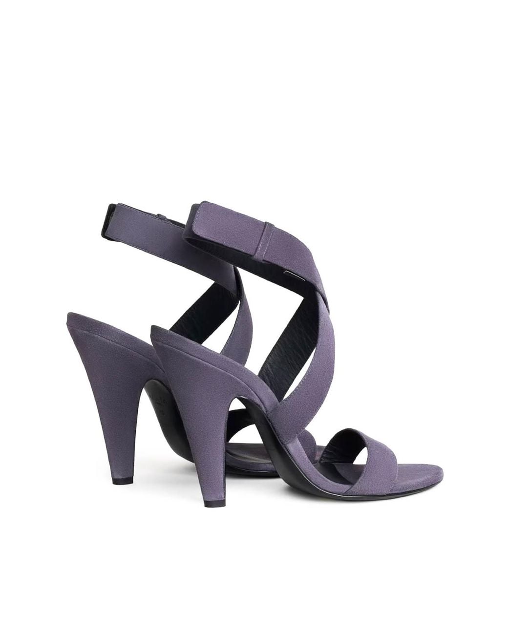 Alaïa Blue Cone Suede Sandals