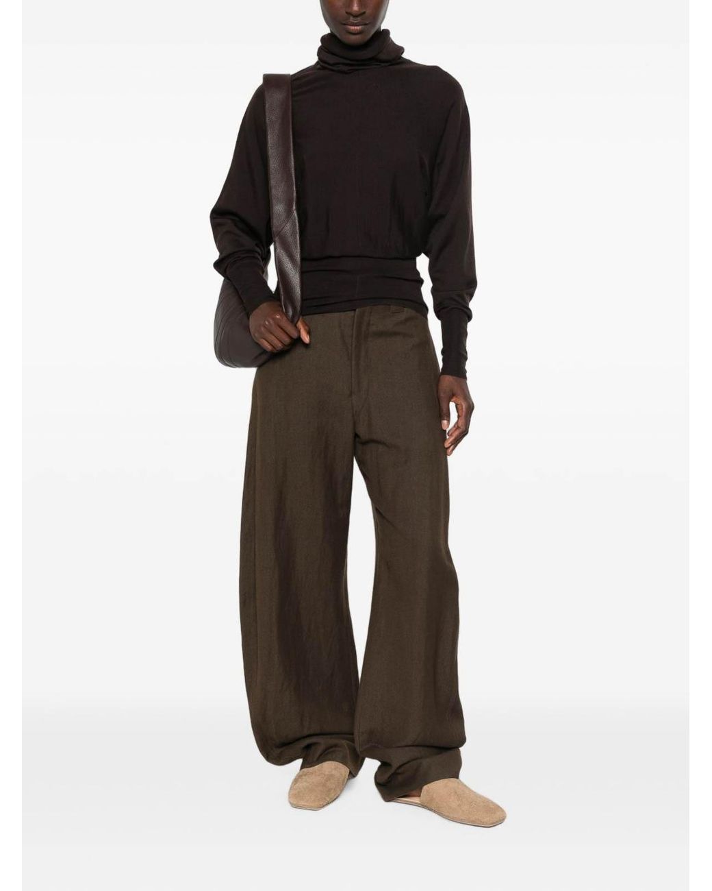 Soeur Brown Turtleneck