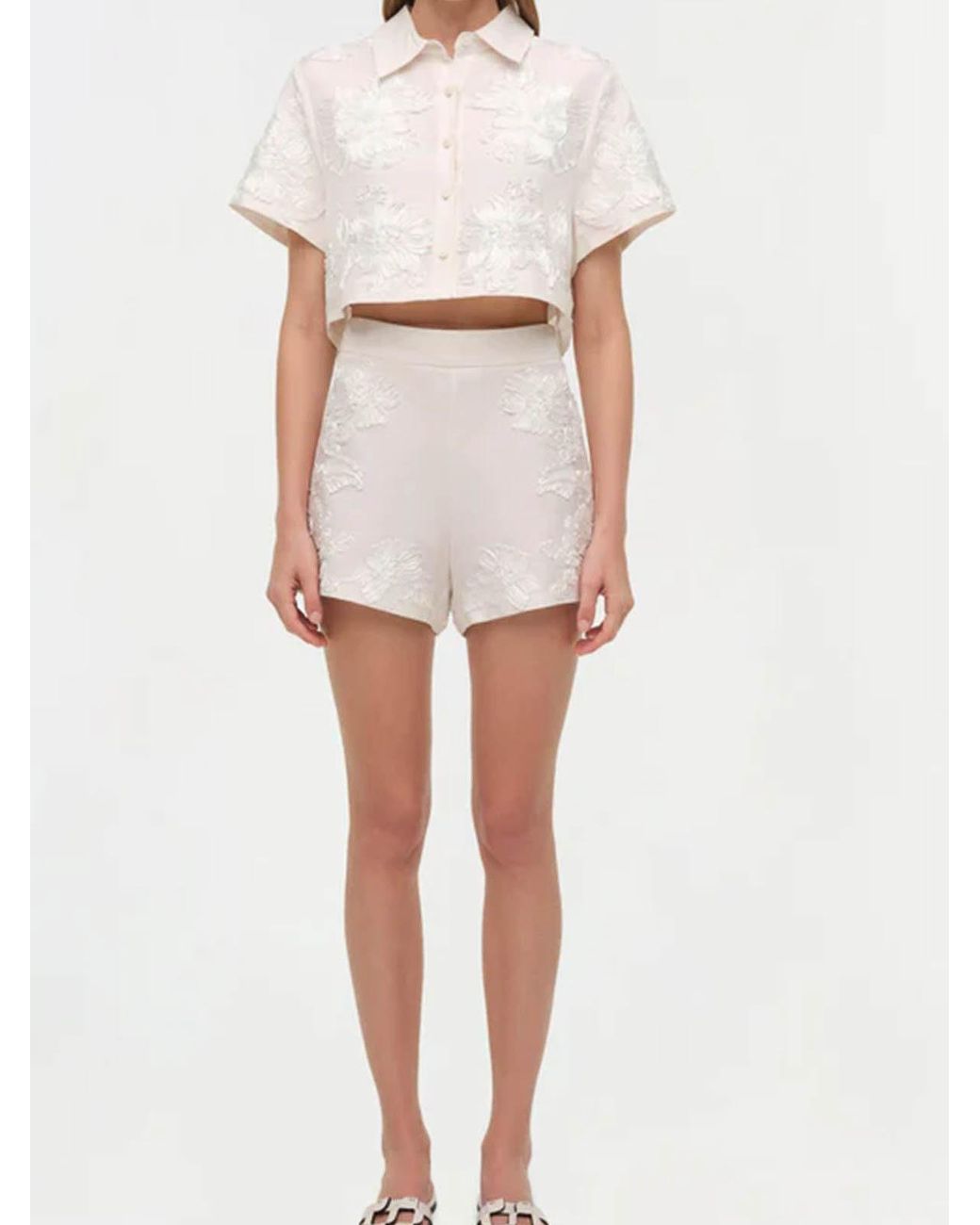 Jonathan Simkhai White Shorts