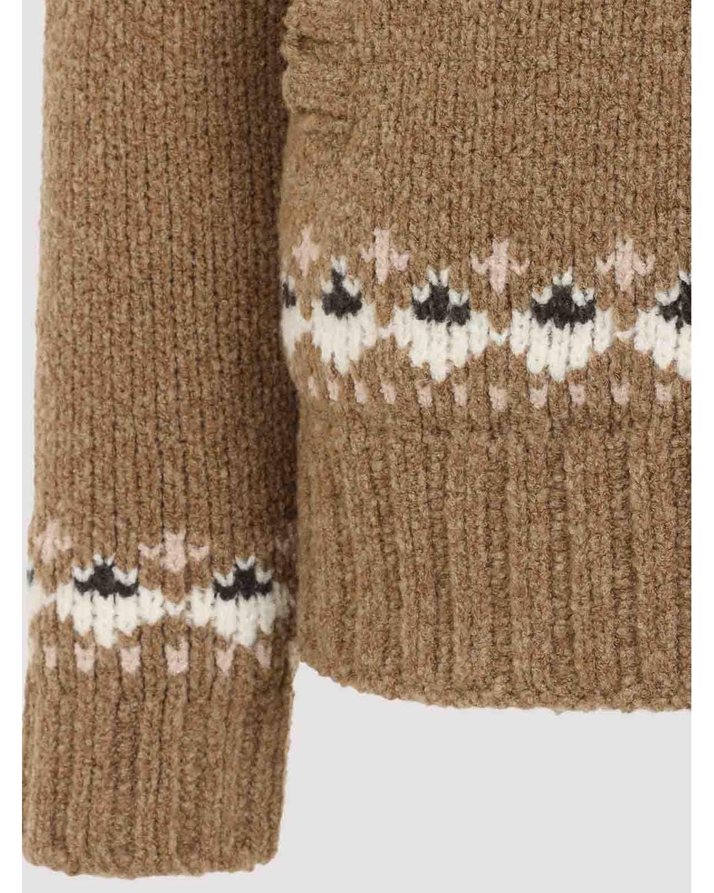Moncler Brown Mocler Cardigan Jacket for men