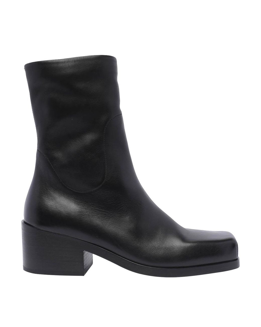 Marsèll Black Marsèll Block-Heeled Zipped Boots