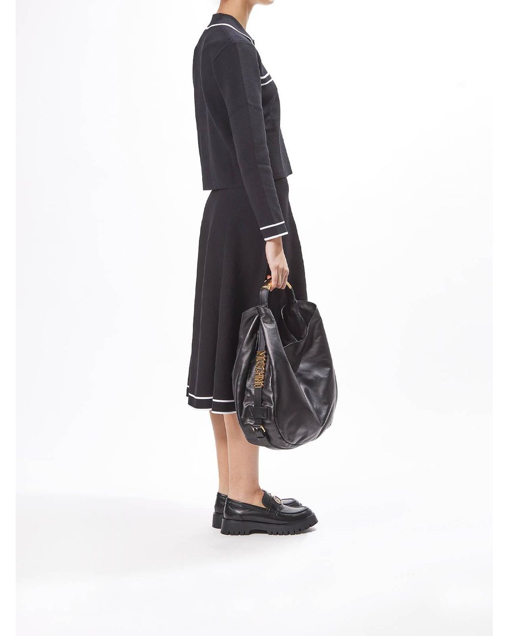 Moschino Black Hobo