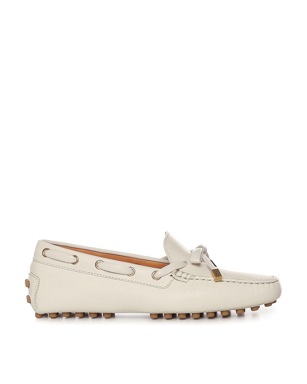 Tod's Natural Gommino Leather Loafer