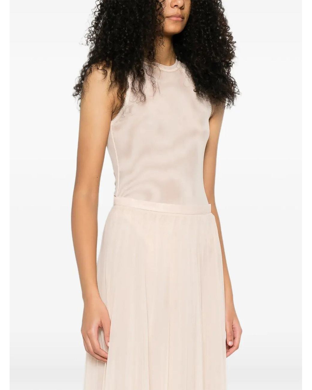 Forte_forte White Body Tulle