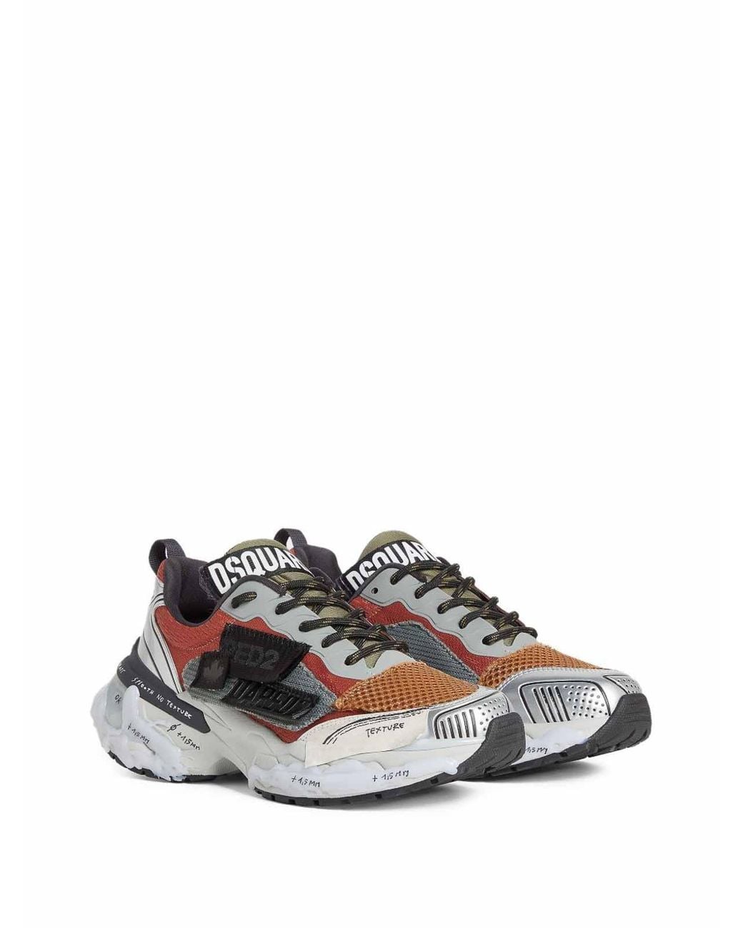 DSquared² White Sneakers With Logo Patch for men