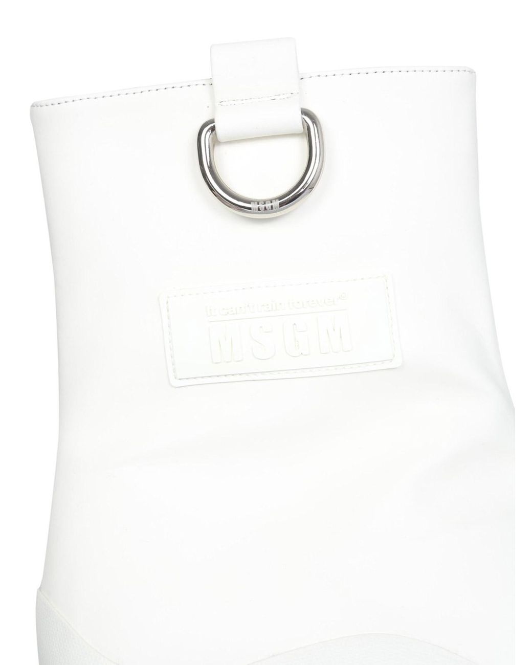 MSGM White Rain Boots