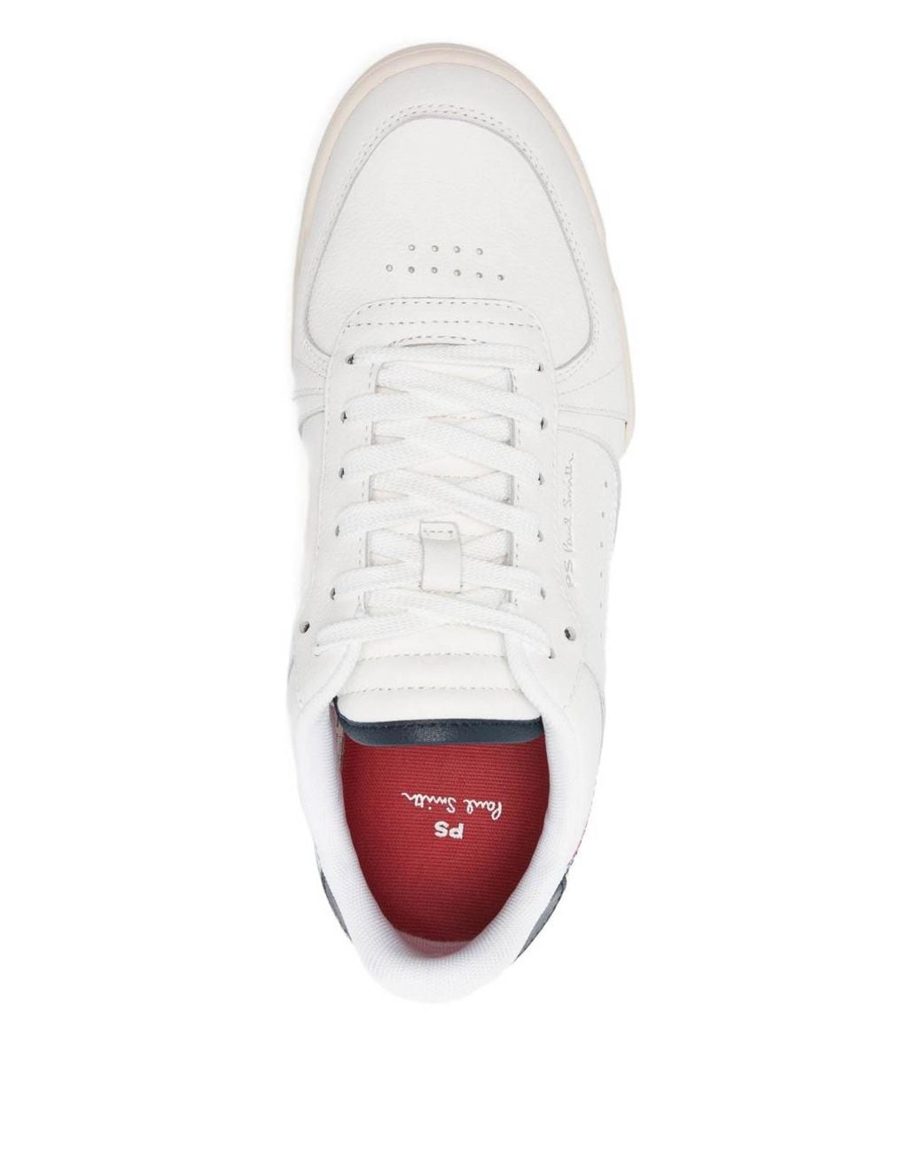 Paul Smith White Leather Sneakers for men