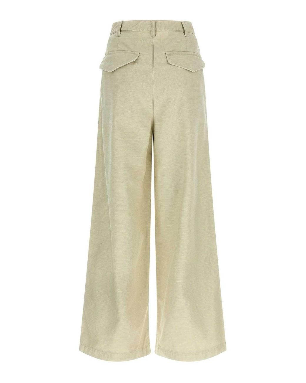 Auralee Natural Cargo Pants