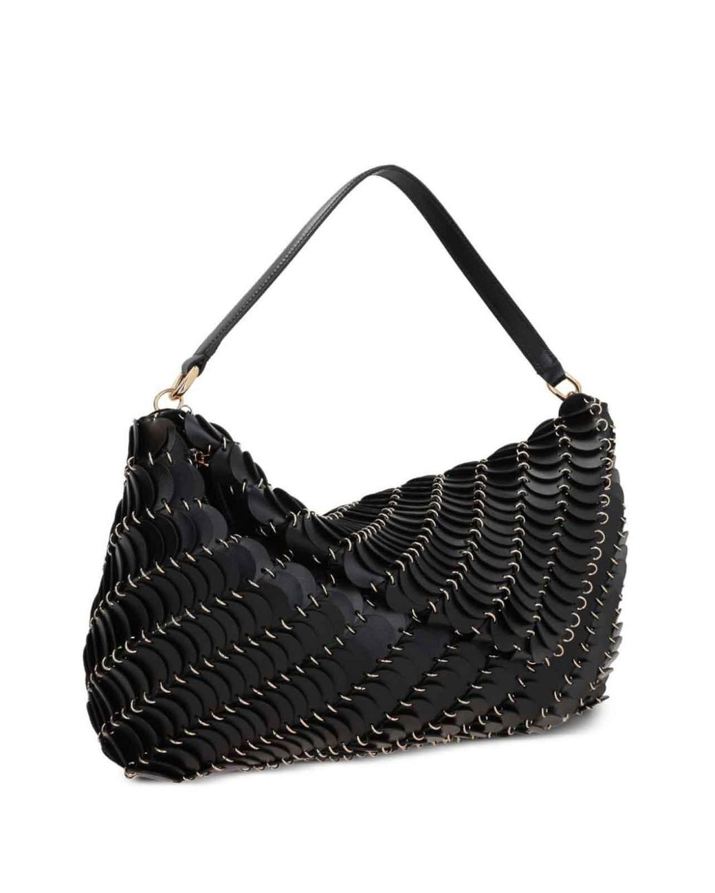 Rabanne Black Leather Bag