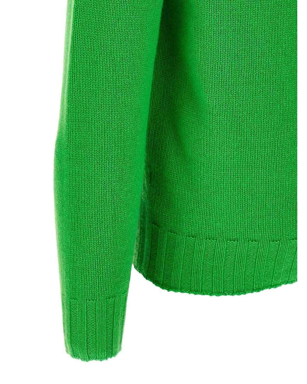 Oliver Lattughi Green Cashmere Sweater for men