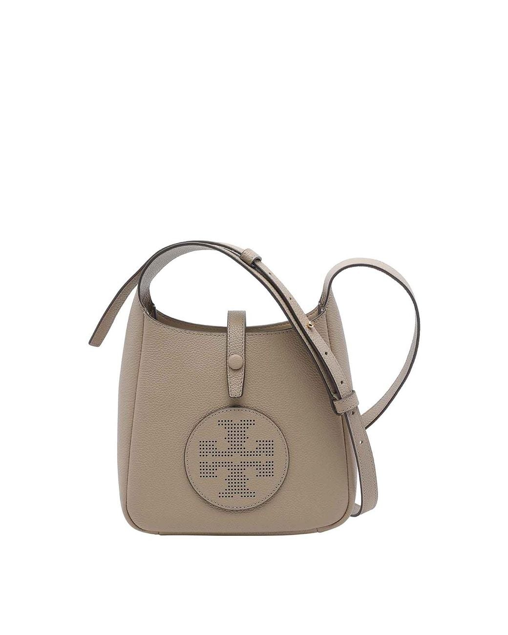 Tory Burch Gray Miller Swing Bucket Bag