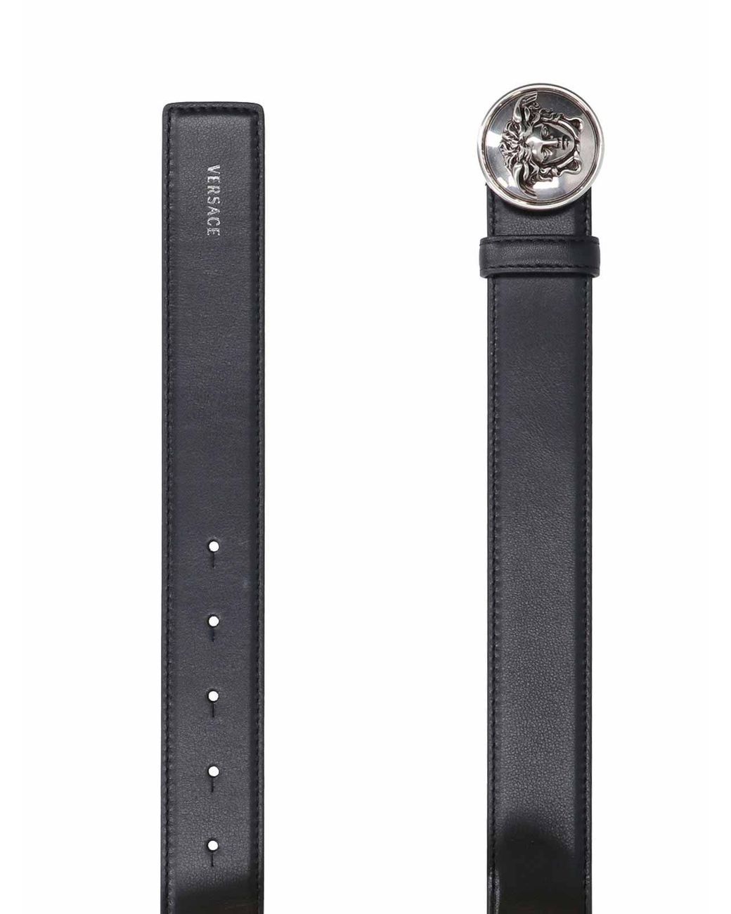 Versace Black Medusa Biggie Belt