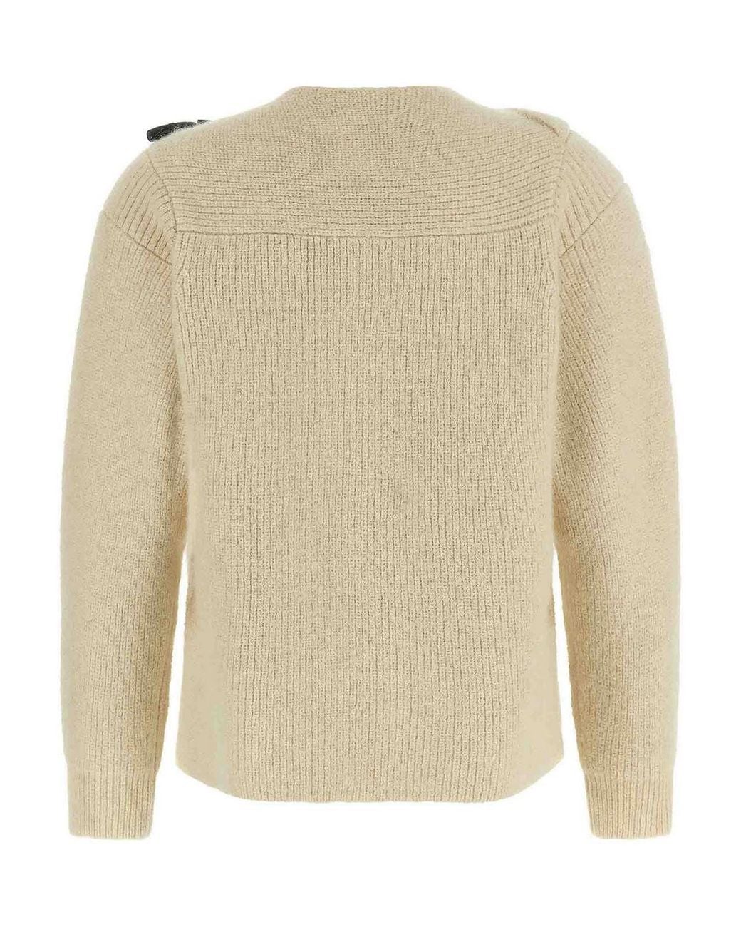 Isabel Marant Natural Thais Sweater With Alamari