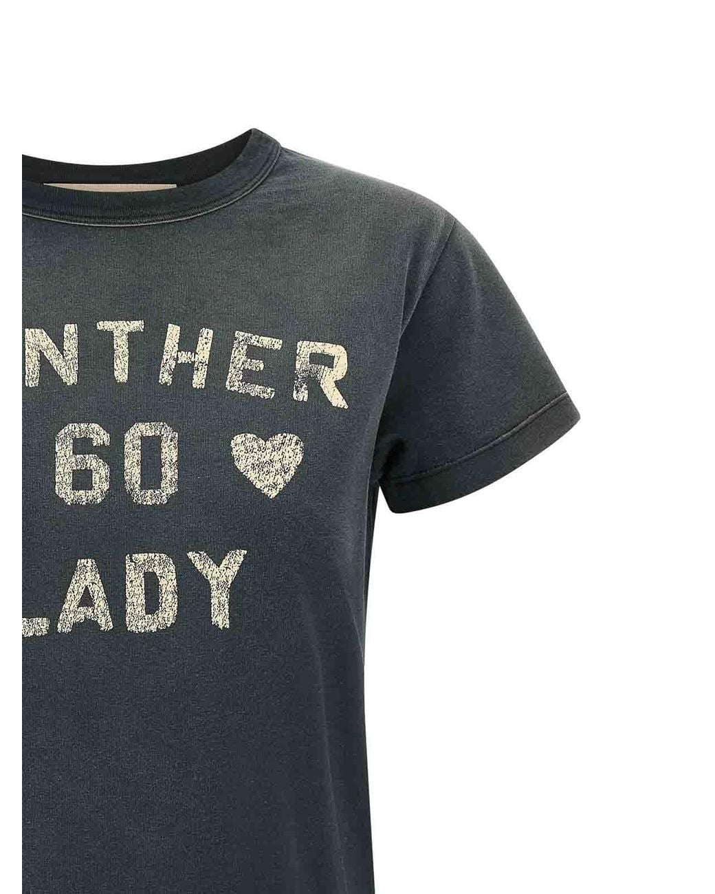 Valentino Garavani Black Panther Lady Cotton T-Shirt