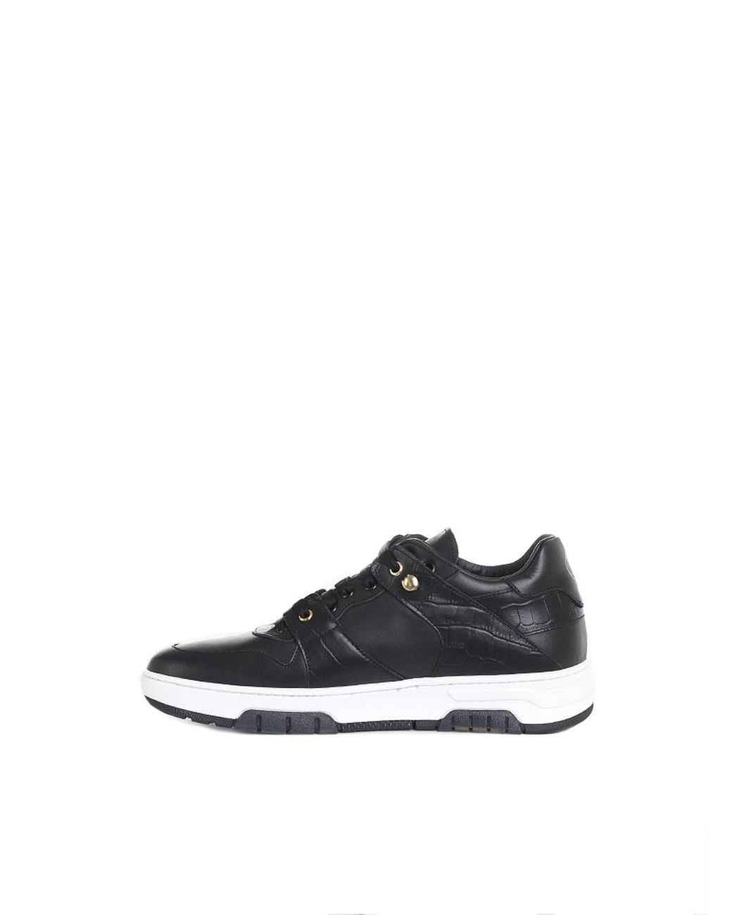 Giuliano Galiano Black Legend Low-Top Leather Sneakers for men