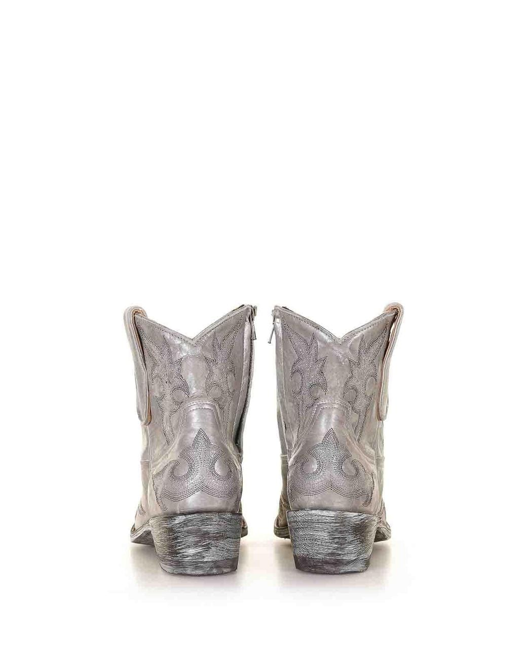Mexicana Gray Agave Texan Ankle Boot