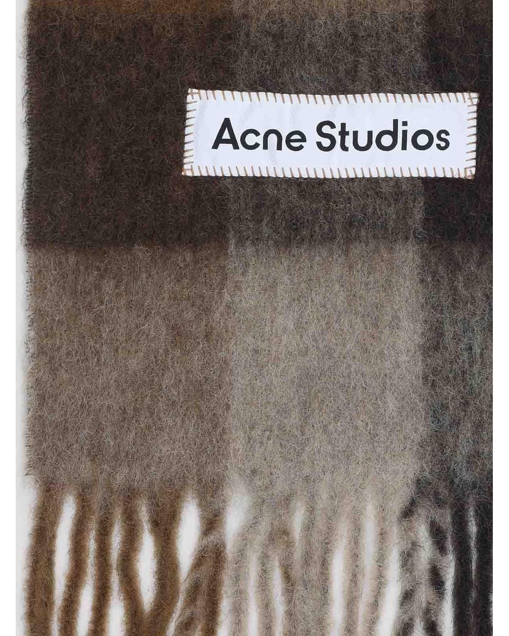 Acne Brown Alpaca Scarf