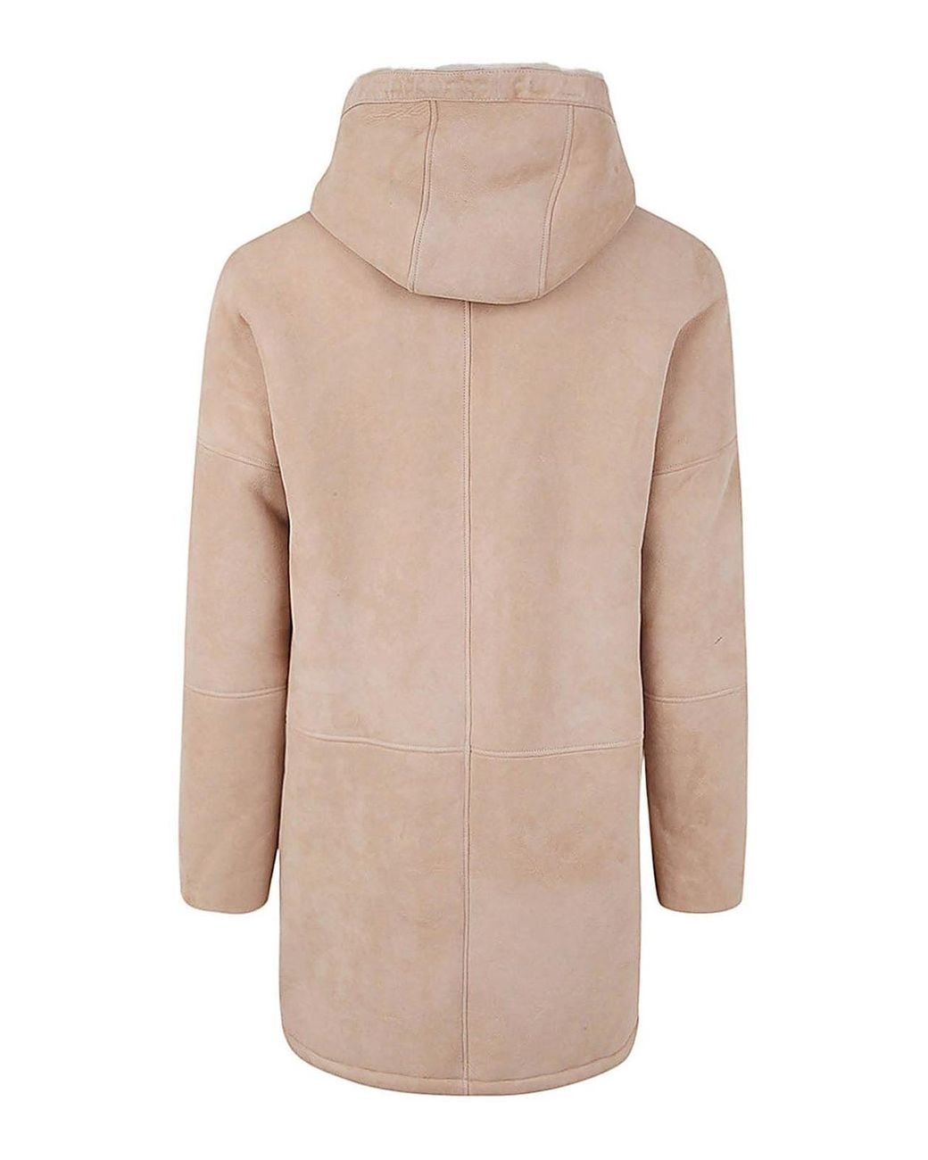 Giorgio Brato Natural Sheepskin Parka With Hood for men