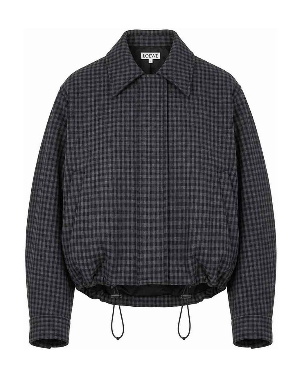 Loewe Gray Drawstring Jacket