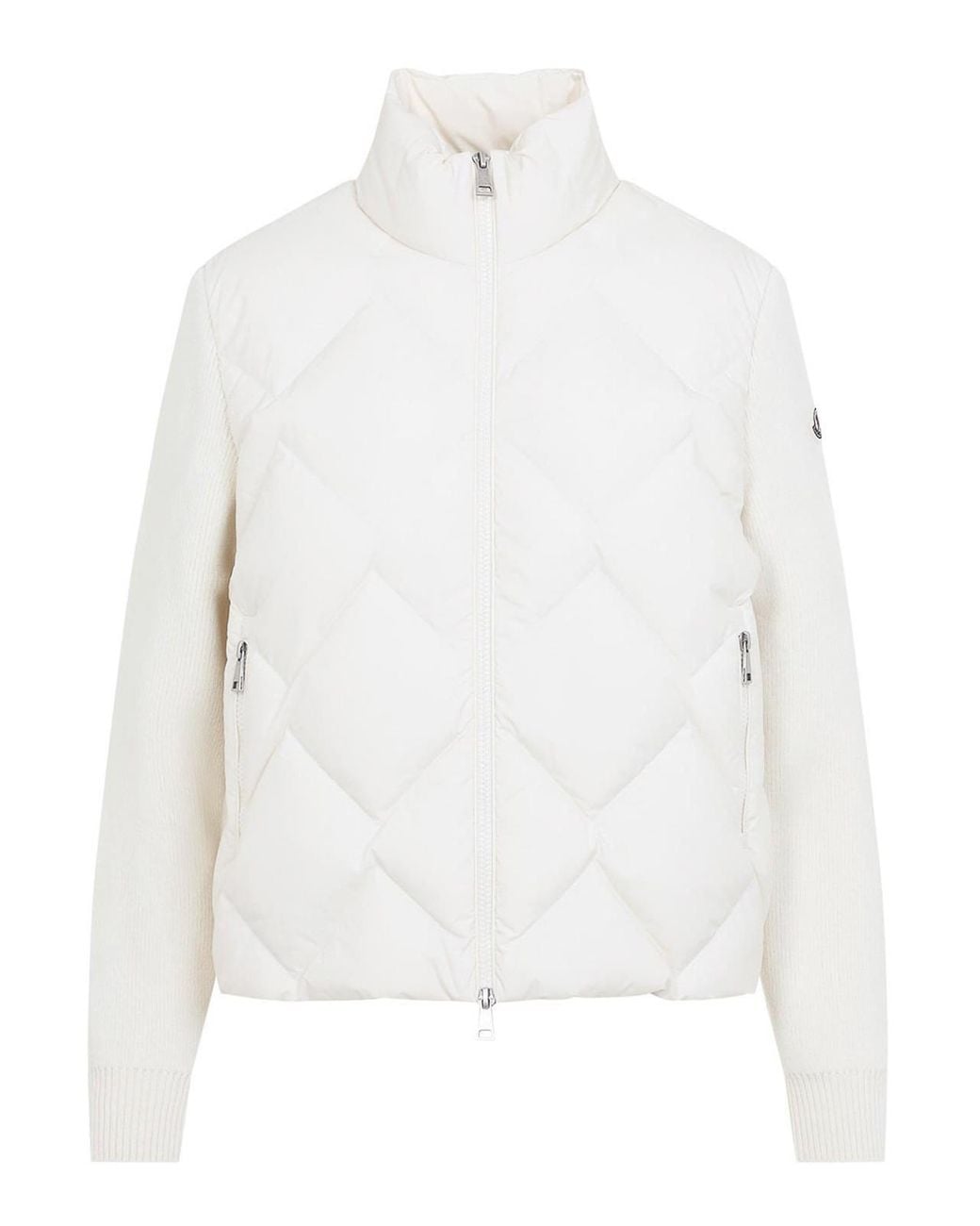 Moncler White Cardignan