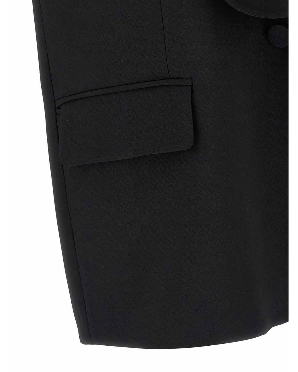 DI.LA3 PARI' Black Tuxedo Vest