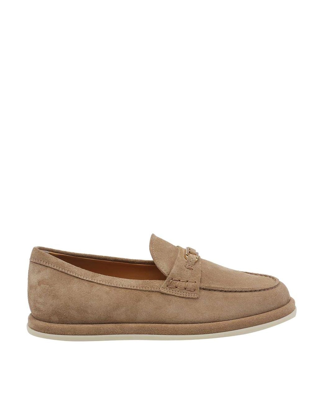 Tod's Brown Suede Loafers