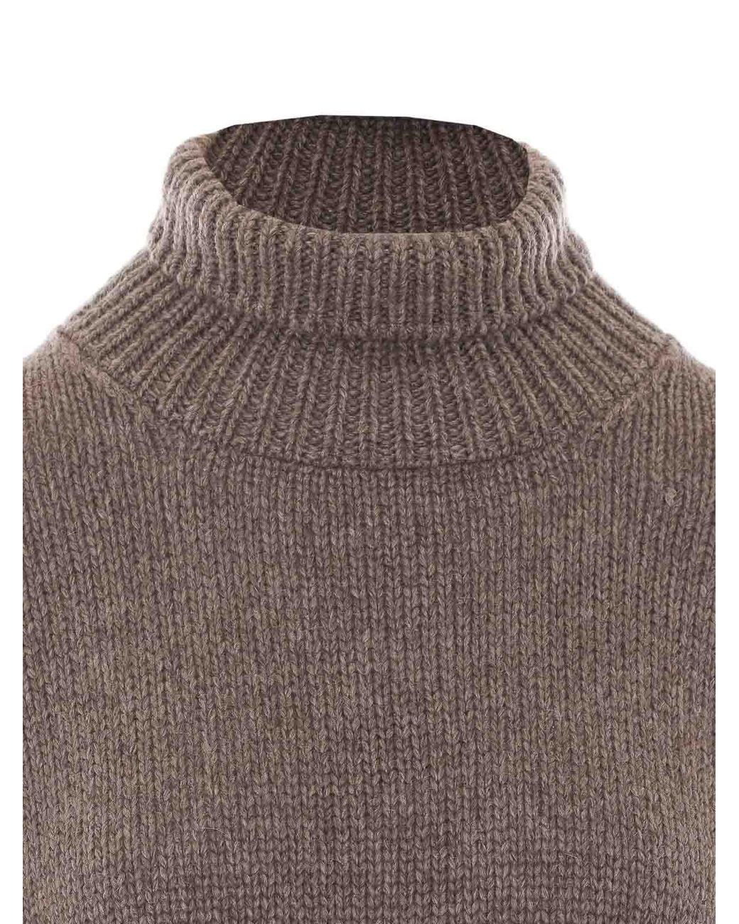 Pull Col Rond The Row en coloris Brown