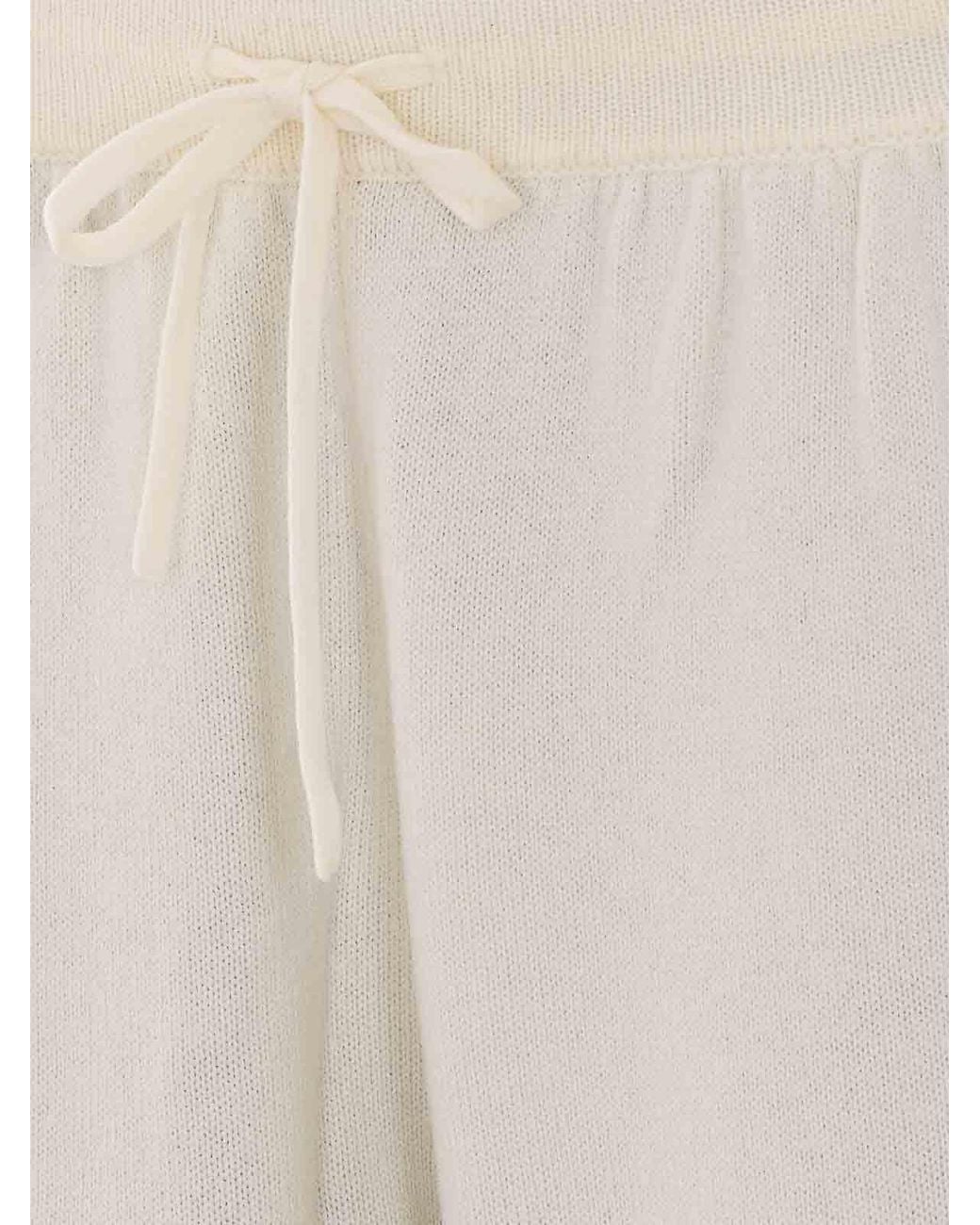 ELEH White Knitted Pants