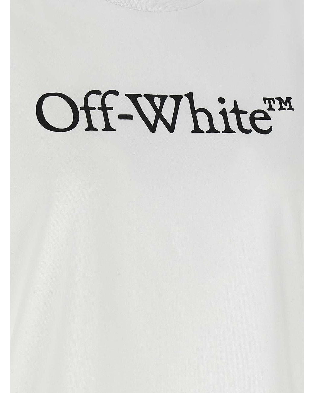 Off-White c/o Virgil Abloh White 'Big Logo Bookish' T-Shirt