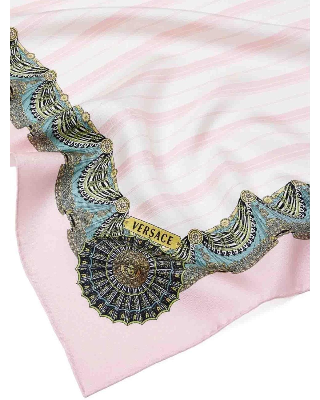 Estola Versace de color Pink