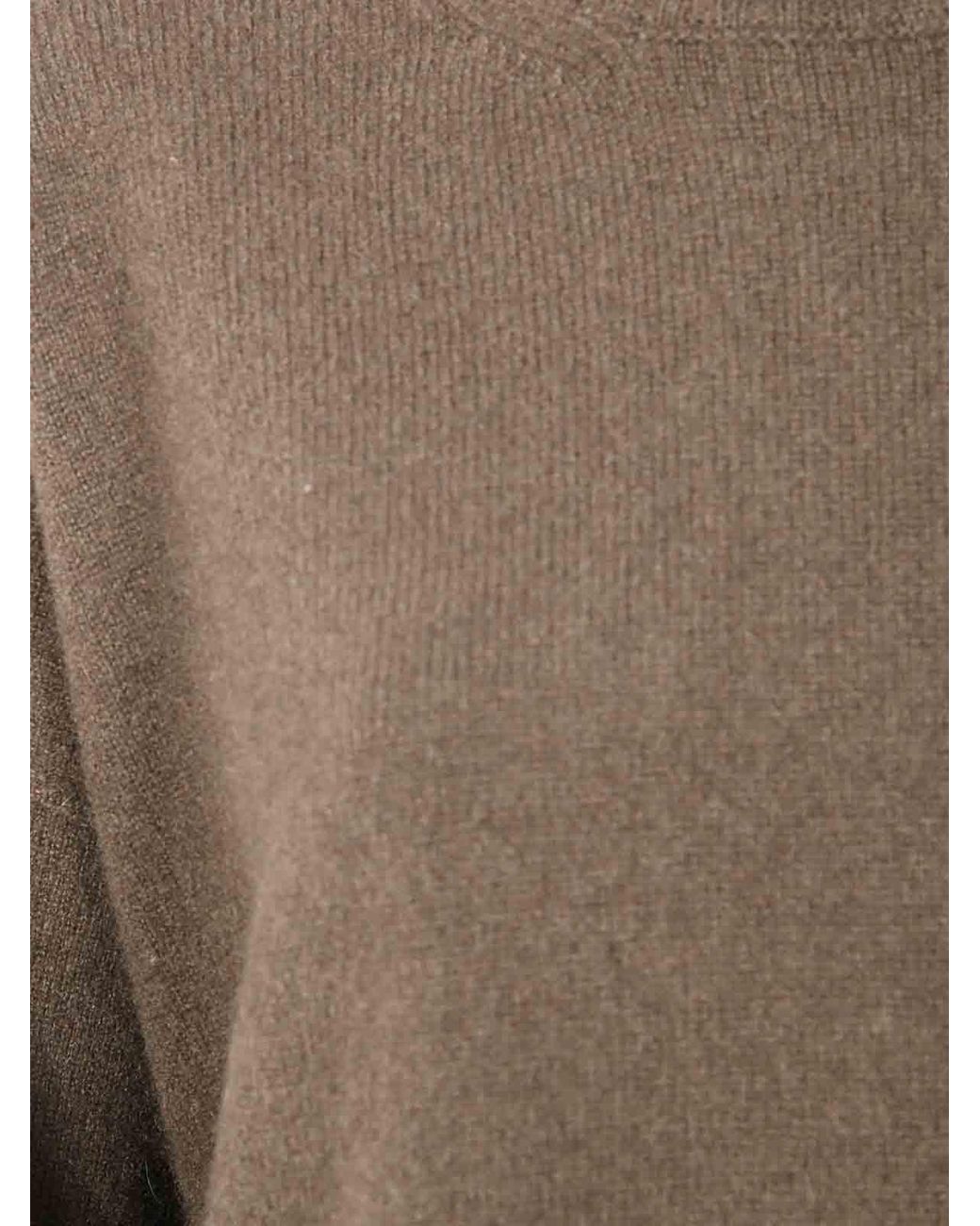 Uma Wang Brown High Neck Top Sweater