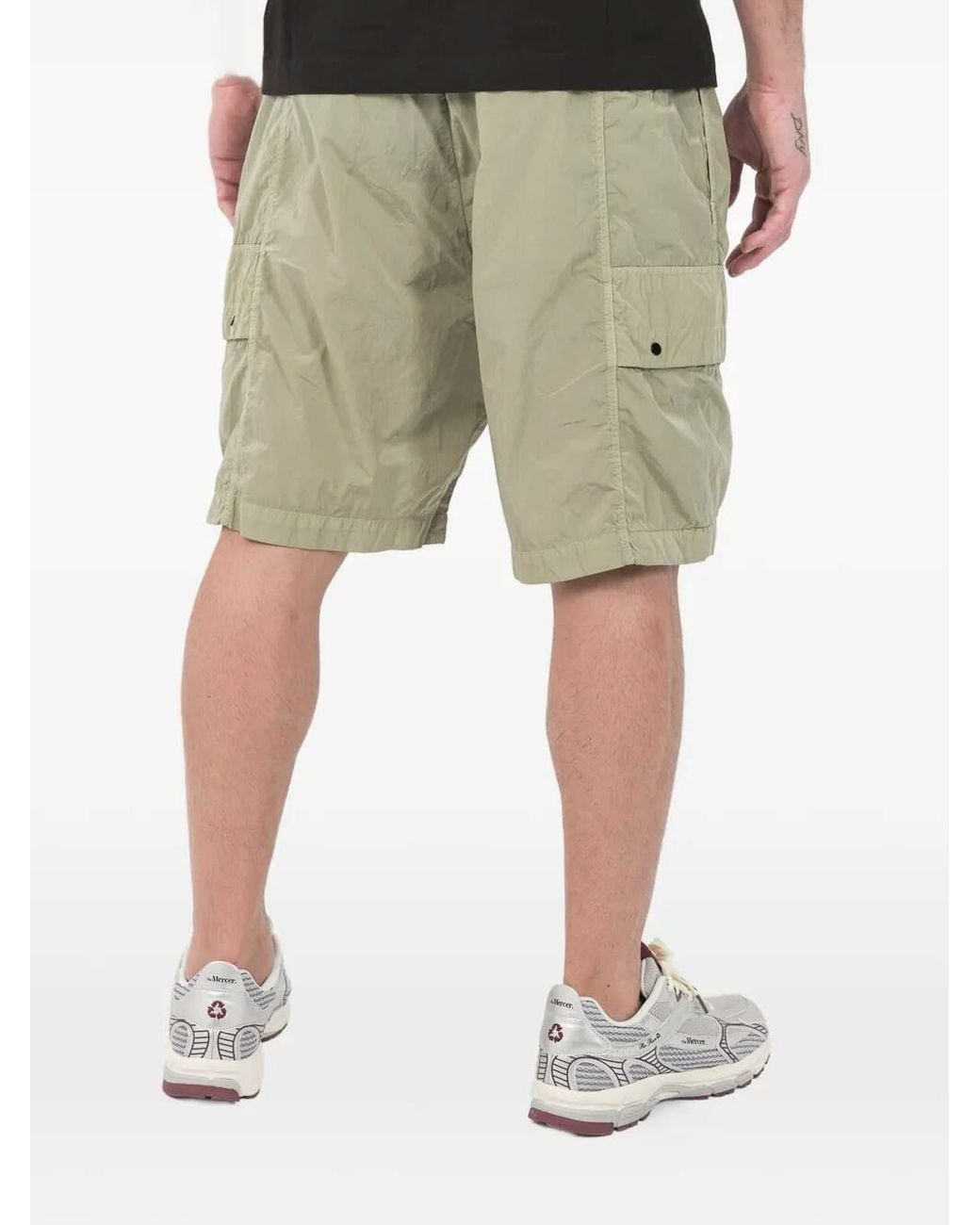 C P Company Green Bermuda Cargo for men